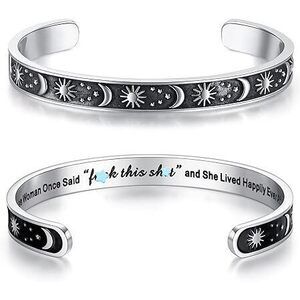 Coworker Leaving Gifts For Women Cuff Bracelet Divorce Gifts Female Retirement